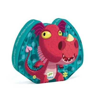Puzzle Djeco silhouette Edmond le dragon 24 pièces