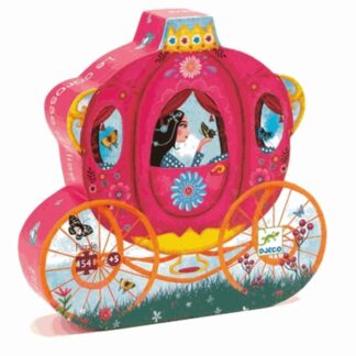 Puzzle Djeco silhouette Le Carosse d'Élise 54 pièces