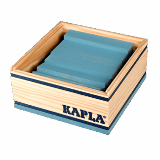 Kapla Carré 40 pièces bleu foncé
