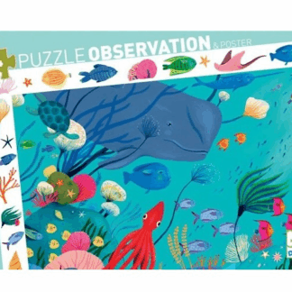 Puzzle Djeco Observation Aquatique 54 pcs