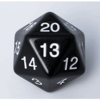 Dé 20 compte à rebours 30mm (d20 spindown)