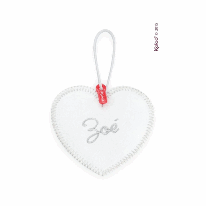 Monkoeur Zoé coeur pour doudou