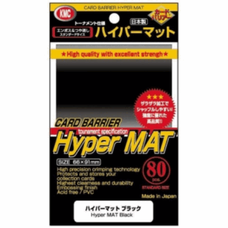 KMC standard sleeves Hyper mat black