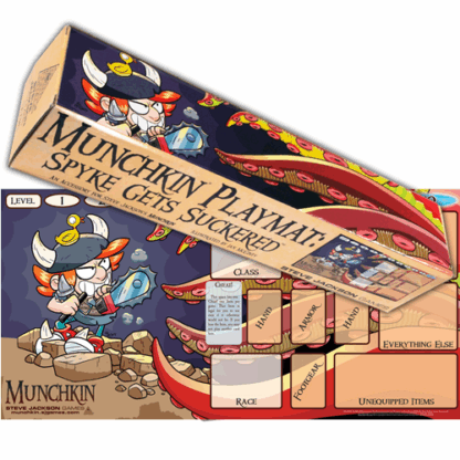 Tapis de jeu Munchkin Spyke get suckered (playmat)