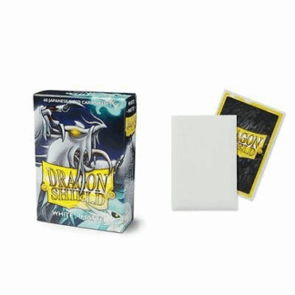 Dragon shield japanese sleeves white yu-gi-oh