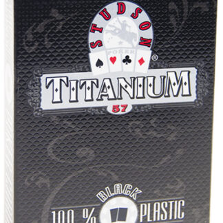 Cartes poker titanium 100% plastique