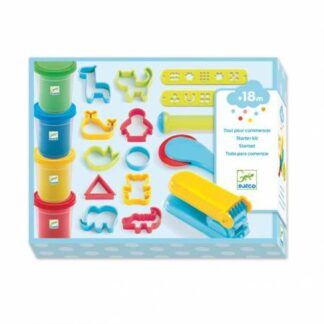 Djeco Pâte à modeler- 4 pots + 21 outils