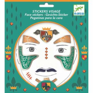 Stickers visage Chevalier repositionnables