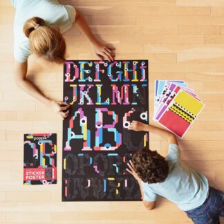 Poppik Poster géant en stickers - Alphabet