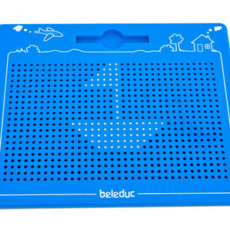 Tableau à billes magnétiques grand format bleu Beleduc