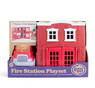 Green toys Set : caserne de pompier