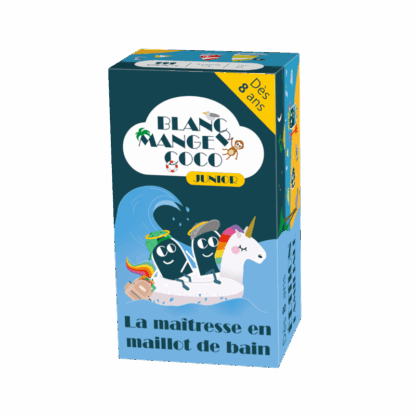 Blanc manger coco Junior la maitresse en maillot de bain