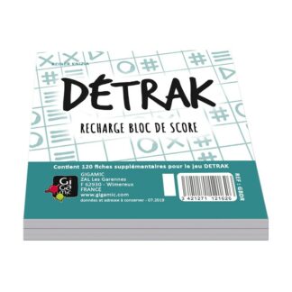 Detrak - recharge bloc de score