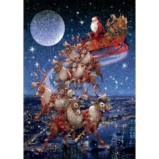 Puzzle Piatnik Traineau de noël - 1000 pièces