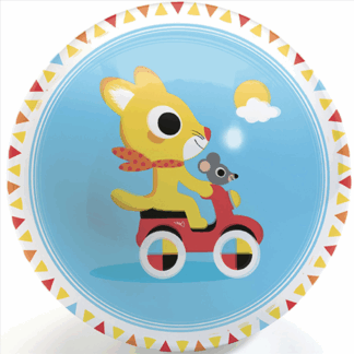Djeco Ballon - Cute Race Ball (Small)