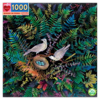 Puzzle Eeboo Birds in fern 1000 pièces