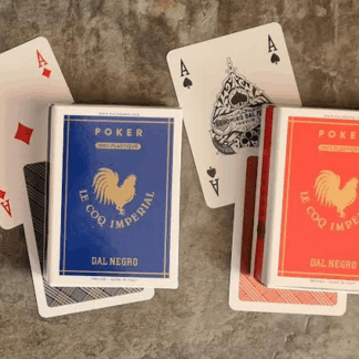 Dal Negro Le Coq Poker bleu/rouge Plastique