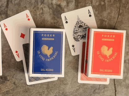Dal Negro Le Coq Poker bleu/rouge Plastique