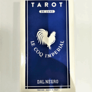 Dal Negro Le Coq Tarot bleu Deluxe - cartes toilées