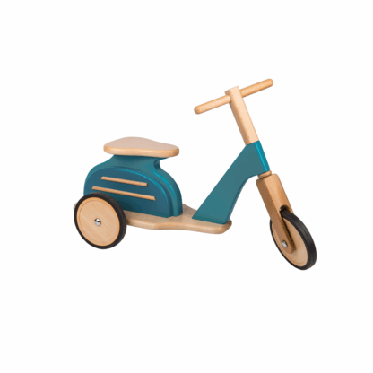 Scooter bleu Mémoire d'enfant