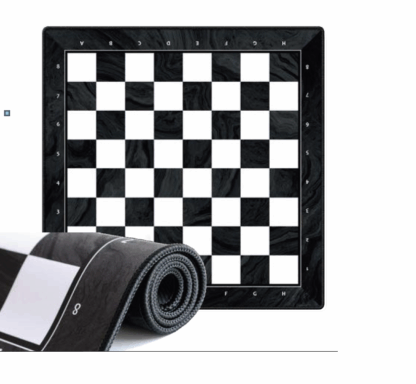 Tapis echecs néoprene 45 cm