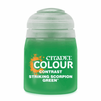 Striking scorpion green - contrast