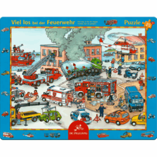 Puzzle Tumulte chez les Pompiers