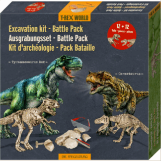 Kit d'Archéologie: Tyrannosaurus - Carnotaurus