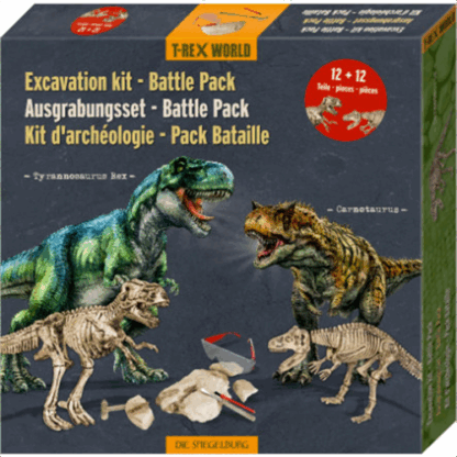 Kit d'Archéologie: Tyrannosaurus - Carnotaurus