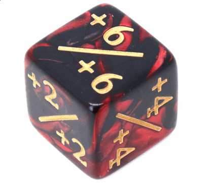 Dé D6 Modificateur positif