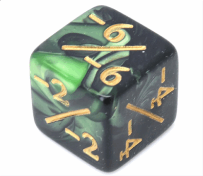 Dé D6 Modificateur négatif