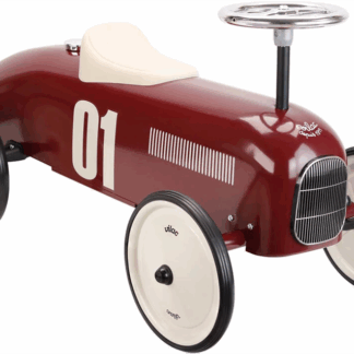 Porteur vintage métal bordeaux