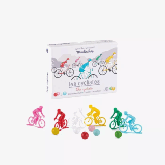 Jeu de 6 cyclistes avec billes - Aujourd'hui c'est mercredi