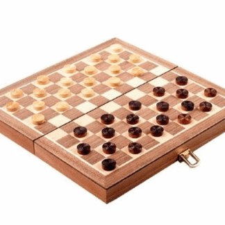 Jeu de dames françaises pliable