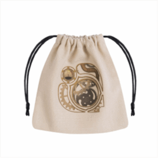 Sac à Dés Steampunk - Beige & multicolore