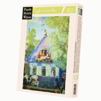Puzzle Michèle Wilson La maison bleue (80 pièces)