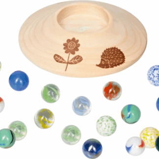Jeu de Billes avec assiette en bois