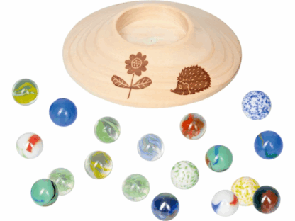 Jeu de Billes avec assiette en bois