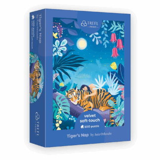 Puzzle velvet 500 pièces - tiger's nap