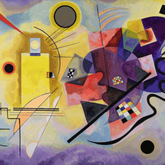 Puzzle 1000P - Jaune-rouge-bleu / Vassily Kandinsky