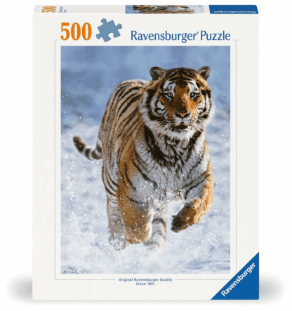 Puzzle 500P - Tigre dans la neige