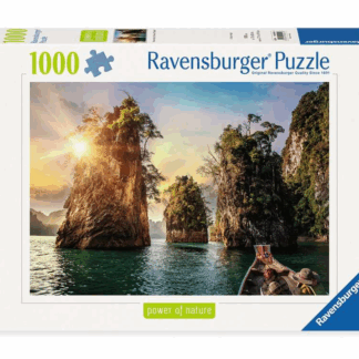 Puzzle 1000P - Lac de Cheow Lan, Thaïlande