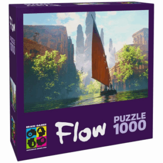 Puzzle Flow, bateaux et batiments - 1000 - Brain Games